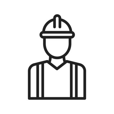 Yapıcı simgesi vektör görüntüsü. Mobil uygulama web uygulaması ve yazdırma ortamı için uygundur.