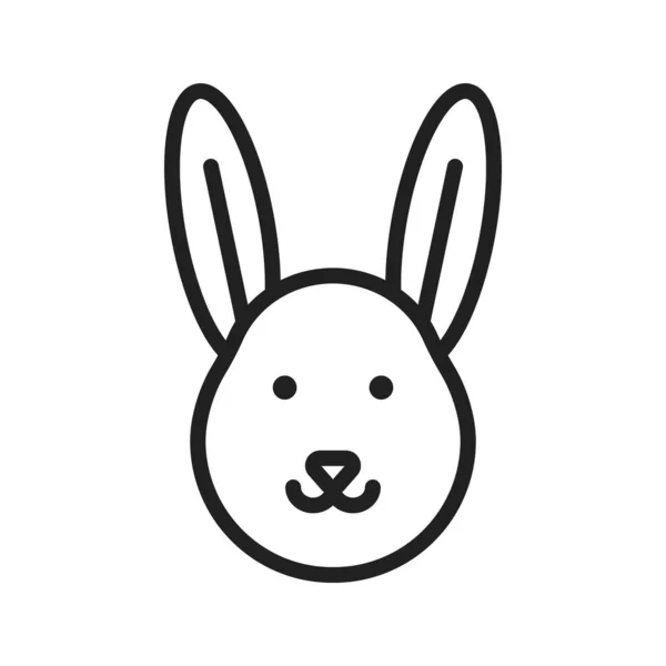 兔子图标矢量图像 适用于移动应用网络应用及印刷媒体 — 图库矢量图片
