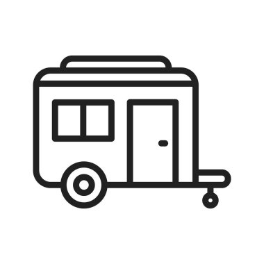 Kervan simgesi vektör görüntüsü. Mobil uygulama web uygulaması ve yazdırma ortamı için uygundur.