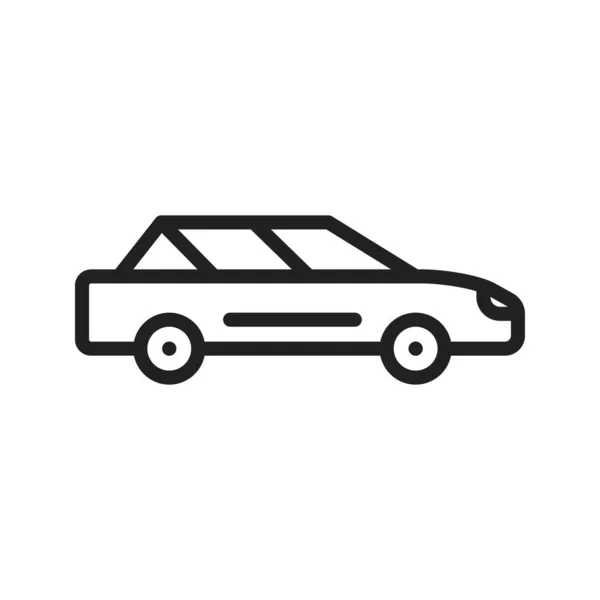 Векторное Изображение Значка Автомобиля Подходит Мобильных Приложений Веб Приложений Печатных — стоковый вектор