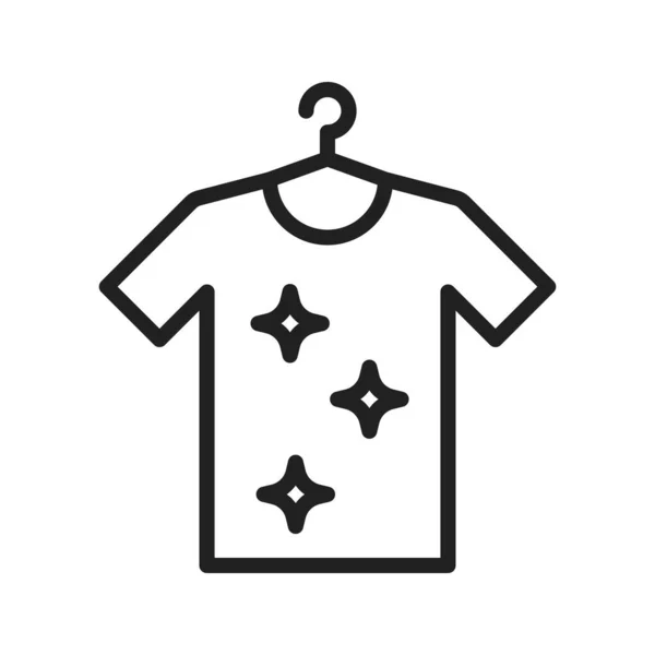 Saubere Kleidung Symbolvektorbild Geeignet Für Mobile Applikationen Und Printmedien — Stockvektor