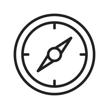 Pusula simgesi vektör görüntüsü. Mobil uygulama web uygulaması ve yazdırma ortamı için uygundur.