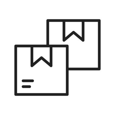 Kurye ikonu vektör görüntüsü. Mobil uygulama web uygulaması ve yazdırma ortamı için uygundur.