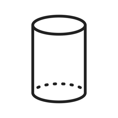 Silindir simgesi vektör görüntüsü. Mobil uygulama web uygulaması ve yazdırma ortamı için uygundur.