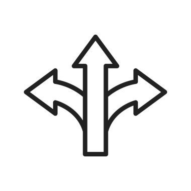 Yönlendirme simgesi vektör görüntüsü. Mobil uygulama web uygulaması ve yazdırma ortamı için uygundur.