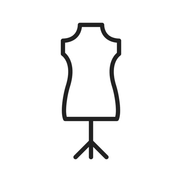 Mannequin Icon Vector Image Suitable Mobile Application Web Application Print — Stock Vector