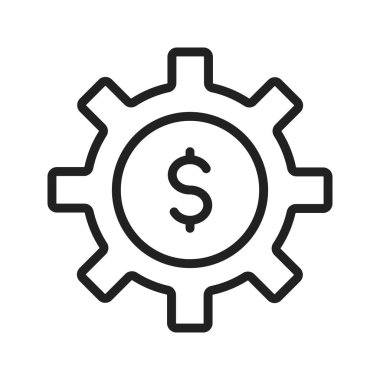 Para Yönetimi ikon vektör görüntüsü. Mobil uygulama web uygulaması ve yazdırma ortamı için uygundur.