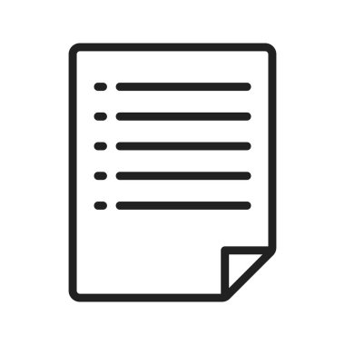 Sayfa simgesi vektör resmi. Mobil uygulama web uygulaması ve yazdırma ortamı için uygundur.