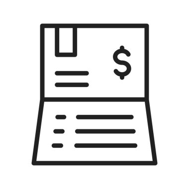 Giriş kitabı simgesi vektör görüntüsü. Mobil uygulama web uygulaması ve yazdırma ortamı için uygundur.