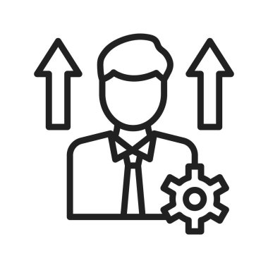 Kişisel Gelişim ikonu vektör görüntüsü. Mobil uygulama web uygulaması ve yazdırma ortamı için uygundur.