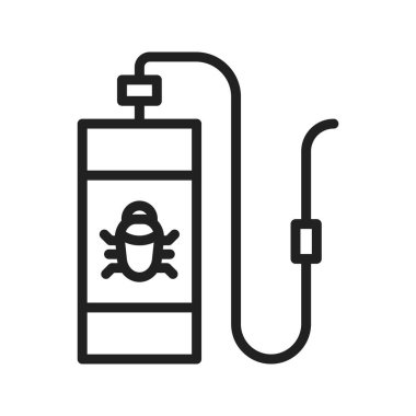 Böcek ilacı ikonu vektör görüntüsü. Mobil uygulama web uygulaması ve yazdırma ortamı için uygundur.