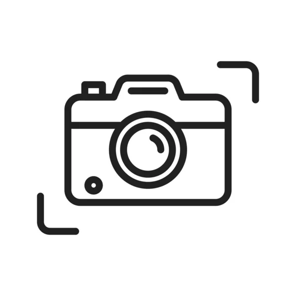 Foto Kamera Symbol Vektorbild Geeignet Für Mobile Applikationen Und Printmedien — Stockvektor