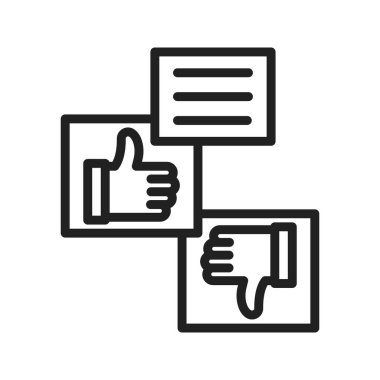 Reaksiyon simgesi vektör görüntüsü. Mobil uygulama web uygulaması ve yazdırma ortamı için uygundur.