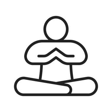 Rahatlama ikonu vektör görüntüsü. Mobil uygulama web uygulaması ve yazdırma ortamı için uygundur.