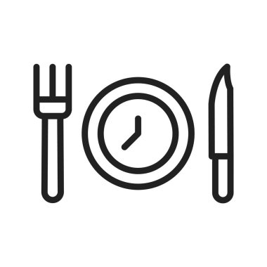 Simge vektör görüntüsünü dinlendir. Mobil uygulama web uygulaması ve yazdırma ortamı için uygundur.