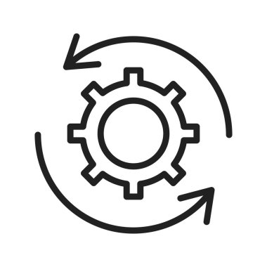 Simge vektör resmini döndür. Mobil uygulama web uygulaması ve yazdırma ortamı için uygundur.