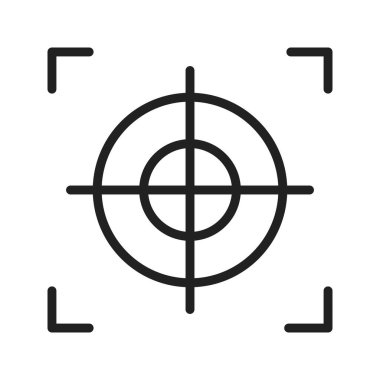 Simge vektör görüntüsü çekiliyor. Mobil uygulama web uygulaması ve yazdırma ortamı için uygundur.