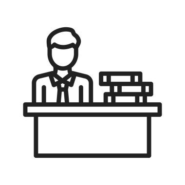 Simge vektör resmini incele. Mobil uygulama web uygulaması ve yazdırma ortamı için uygundur.