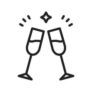 Tost simgesi vektör görüntüsü. Mobil uygulama web uygulaması ve yazdırma ortamı için uygundur.