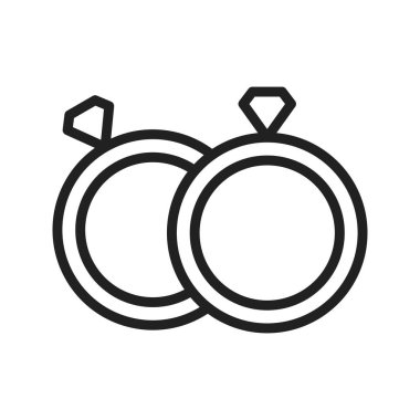 Alyans ikonu vektör görüntüsü. Mobil uygulama web uygulaması ve yazdırma ortamı için uygundur.