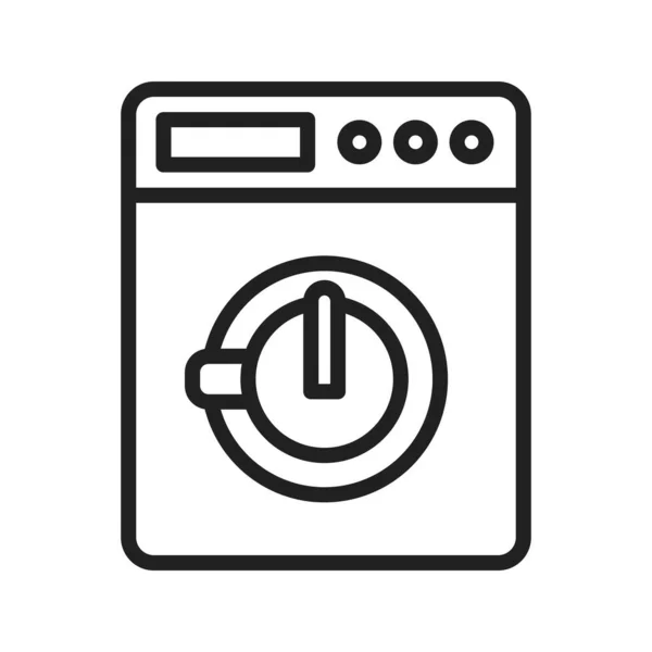 Washing Program Icon Vector Image Suitable Mobile Application Web Application — Stock Vector