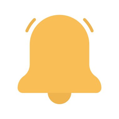 Çan simgesi vektör görüntüsü. Mobil uygulama web uygulaması ve yazdırma ortamı için uygundur.