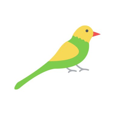 Kuş ikonu vektör görüntüsü. Mobil uygulama web uygulaması ve yazdırma ortamı için uygundur.