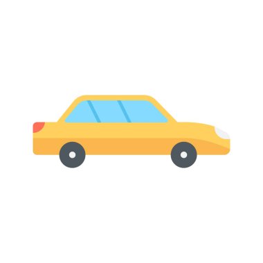 Araba ikonu vektör görüntüsü. Mobil uygulama web uygulaması ve yazdırma ortamı için uygundur.