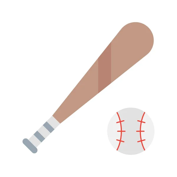 Image Vectorielle Icône Baseball Convient Aux Applications Mobiles Aux Applications — Image vectorielle