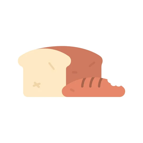 Brot Symbol Vektorbild Geeignet Für Mobile Applikationen Und Printmedien — Stockvektor