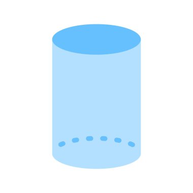 Silindir simgesi vektör görüntüsü. Mobil uygulama web uygulaması ve yazdırma ortamı için uygundur.