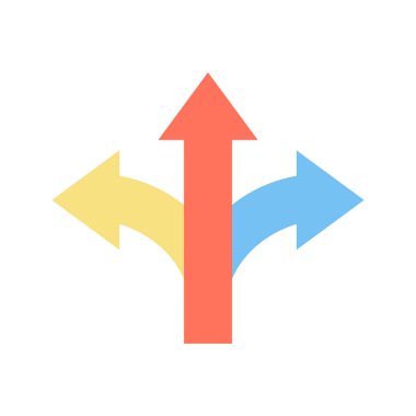 Yönlendirme simgesi vektör görüntüsü. Mobil uygulama web uygulaması ve yazdırma ortamı için uygundur.