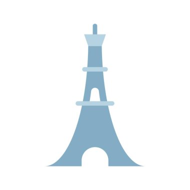 Eyfel Kulesi ikon vektör görüntüsü. Mobil uygulama web uygulaması ve yazdırma ortamı için uygundur.