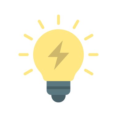 Enerji ikonu vektör görüntüsü. Mobil uygulama web uygulaması ve yazdırma ortamı için uygundur.