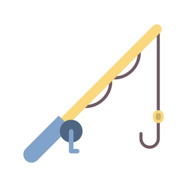 Balık Çubuğu simgesi vektör görüntüsü. Mobil uygulama web uygulaması ve yazdırma ortamı için uygundur.