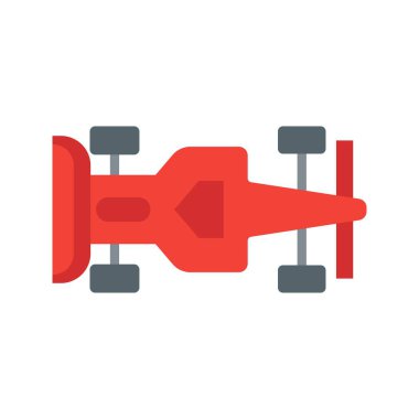 Formula 1 simge vektör görüntüsü. Mobil uygulama web uygulaması ve yazdırma ortamı için uygundur.