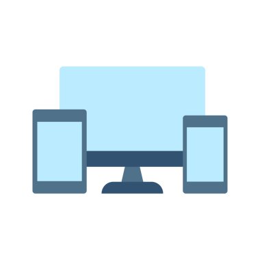 Gadget simge vektör görüntüsü. Mobil uygulama web uygulaması ve yazdırma ortamı için uygundur.