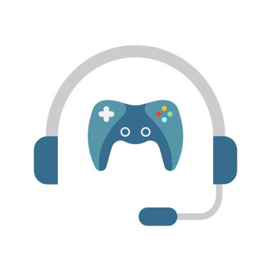 Oyun simgesi vektör görüntüsü. Mobil uygulama web uygulaması ve yazdırma ortamı için uygundur.