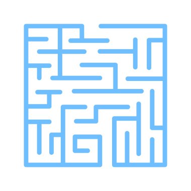 Maze simgesi vektör görüntüsü. Mobil uygulama web uygulaması ve yazdırma ortamı için uygundur.