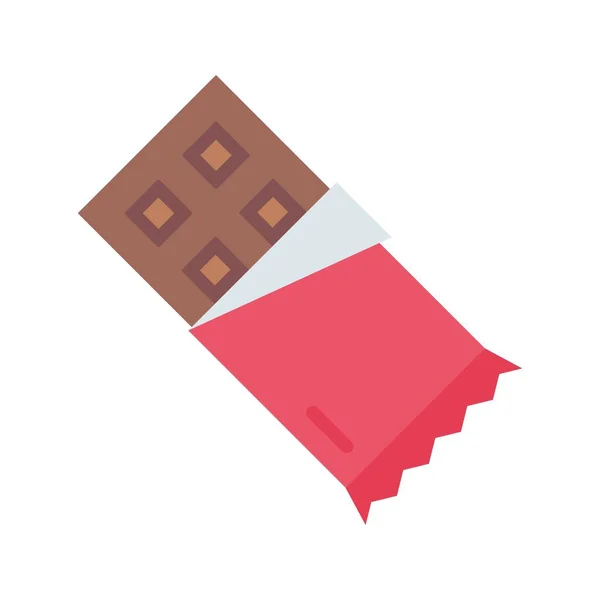 Schokoladen Icon Vektorbild Geeignet Für Mobile Applikationen Und Printmedien — Stockvektor