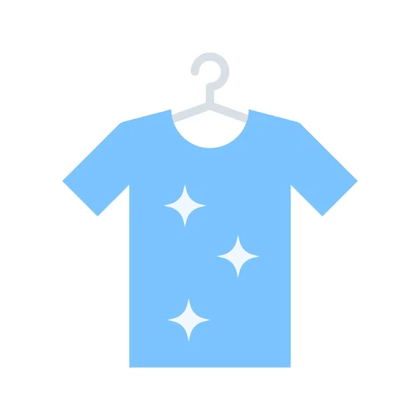 Saubere Kleidung Symbolvektorbild Geeignet Für Mobile Applikationen Und Printmedien — Stockvektor
