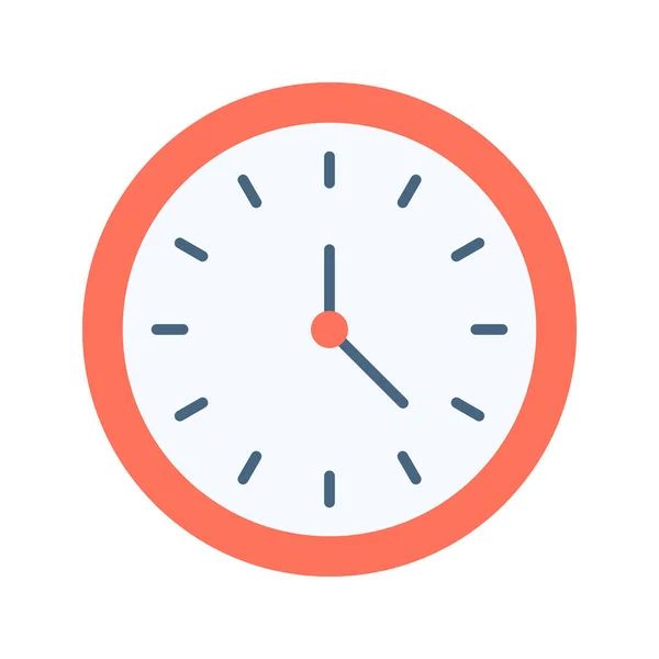 Clock Icon Vektor Bild Geeignet Für Mobile Applikationen Und Printmedien — Stockvektor