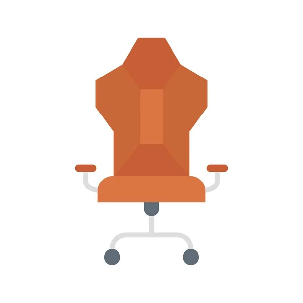 Gaming Chair Icon Vektor Image Geeignet Für Mobile Applikationen Und — Stockvektor