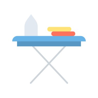 Demir Masa ikon vektör görüntüsü. Mobil uygulama web uygulaması ve yazdırma ortamı için uygundur.