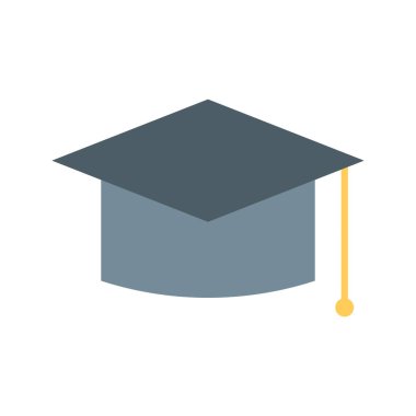 Mortarboard simge vektör görüntüsü. Mobil uygulama web uygulaması ve yazdırma ortamı için uygundur.