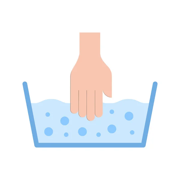 Icon Vektorbild Zum Händewaschen Geeignet Für Mobile Applikationen Und Printmedien — Stockvektor