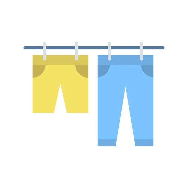 Hanging Clothes Icon Vektor Image Geeignet Für Mobile Applikationen Und — Stockvektor