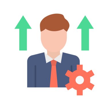 Kişisel Gelişim ikonu vektör görüntüsü. Mobil uygulama web uygulaması ve yazdırma ortamı için uygundur.