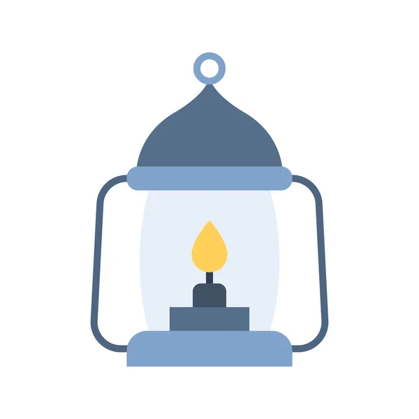 Oil Lamp Icon Vector Image Suitable Mobile Application Web Application — Stock Vector