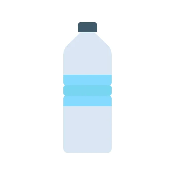 Immagine Vettoriale Icona Bottiglia Plastica Adatto Applicazioni Web Mobili Supporti — Vettoriale Stock